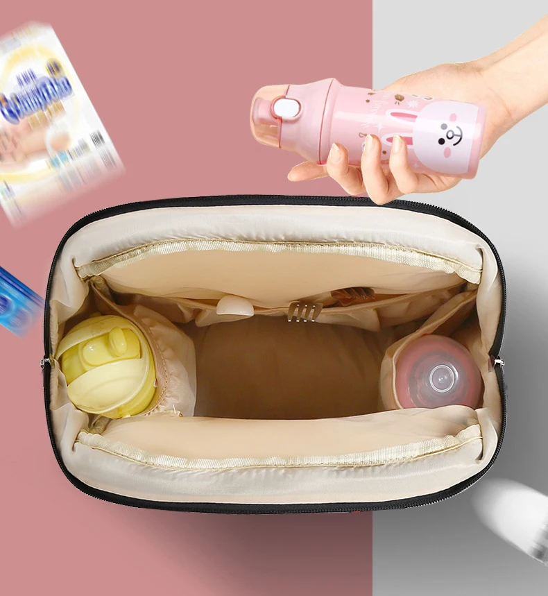 Disney 2019 новый рюкзак для подгузников функциональная большая емкость Детская сумка для мамы изоляция USB Подогрев подгузник для беременных