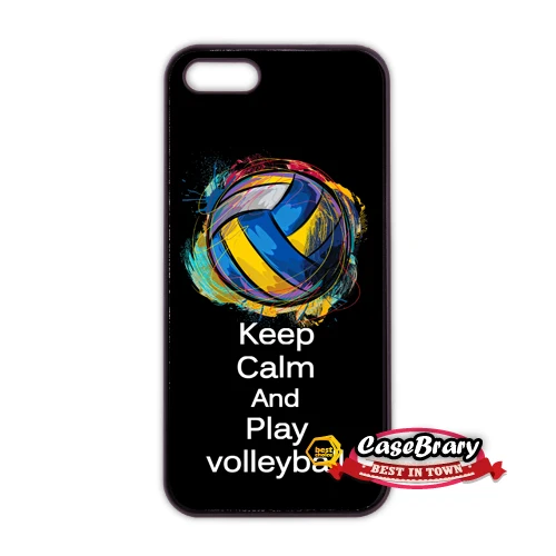 Keep Calm and Play Волейбол чехол для Apple IPhone X 7 8 6 6S плюс 5 5S SE 5C 4 4S Ipod Touch|case plus|case forcase for apple |