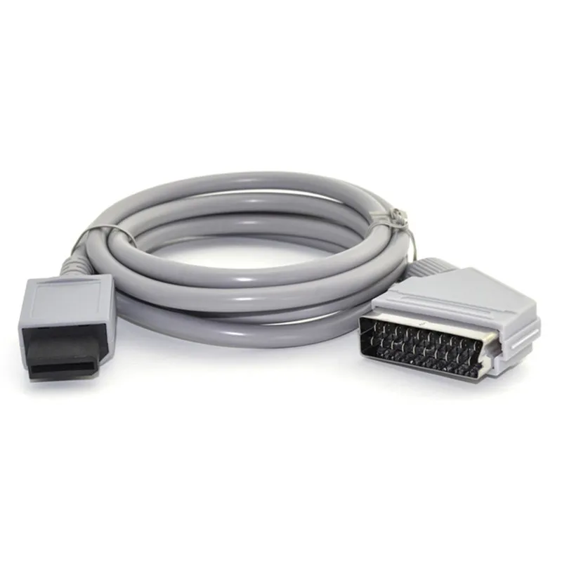 

Ruitroliker 1.8m RGB Scart Cable HD HDTV Cord for Wii / Wii U Console Game