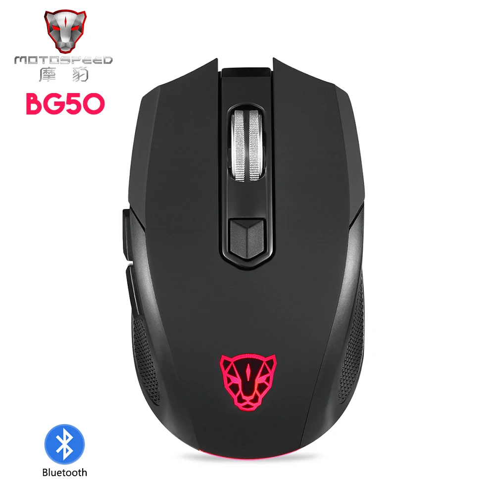 

Original MOTOSPEED BG50 Bluetooth Wireless Mouse 2400DPI with Backlight Optical Computer Mouse Gamer