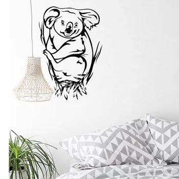 

Cute Australian Koala Wall Stickers For Kids Bedroom Wall Decorative Nursery Wall Decals Vinyl Art Stickers Animals