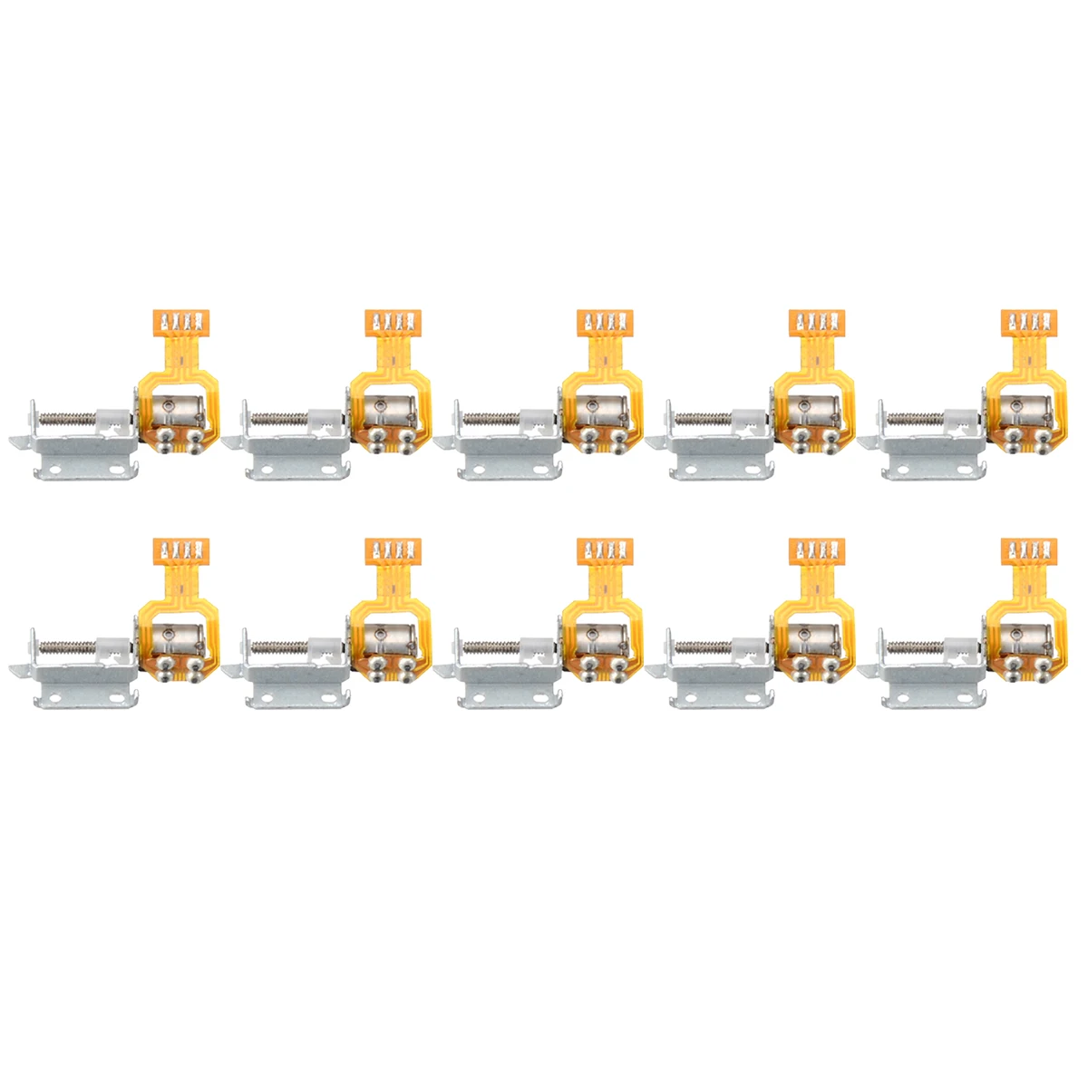

10Pcs Silver Mini Motor 3-5V Micro Screw Stepper Motors Miniature 2-phase 4-wire Stepping Motor Driver 7.5*4.5*3.3mm