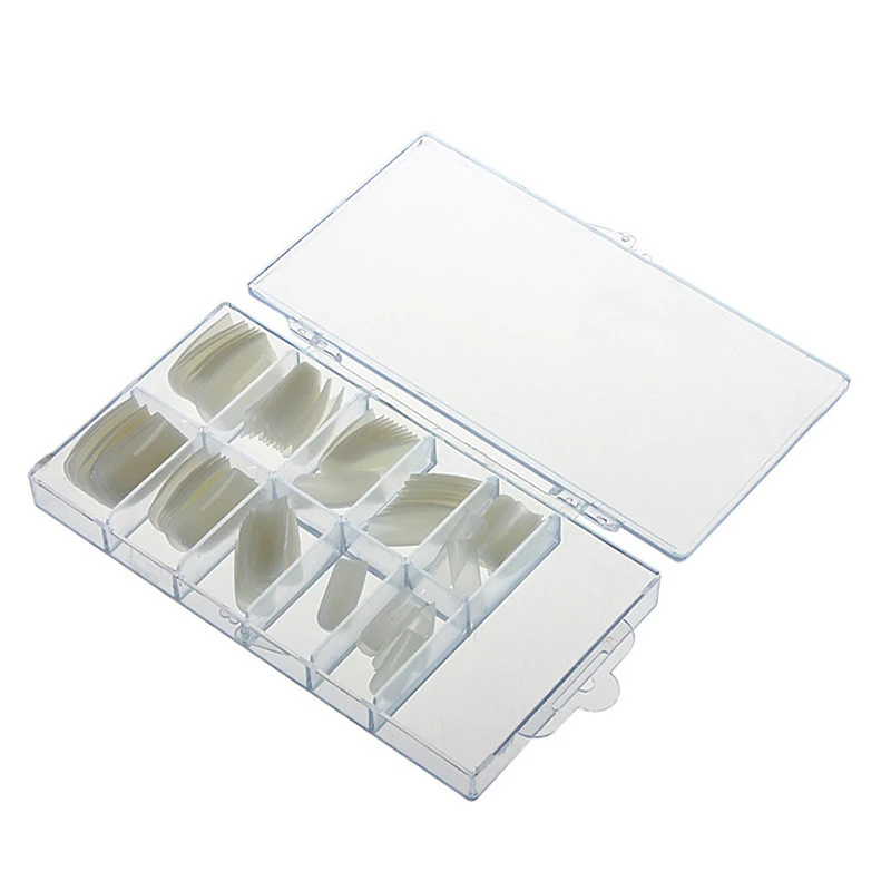 

100pcs Acrylic False Fake Nail Art Fingernail Full Nail Tips Full Stickers