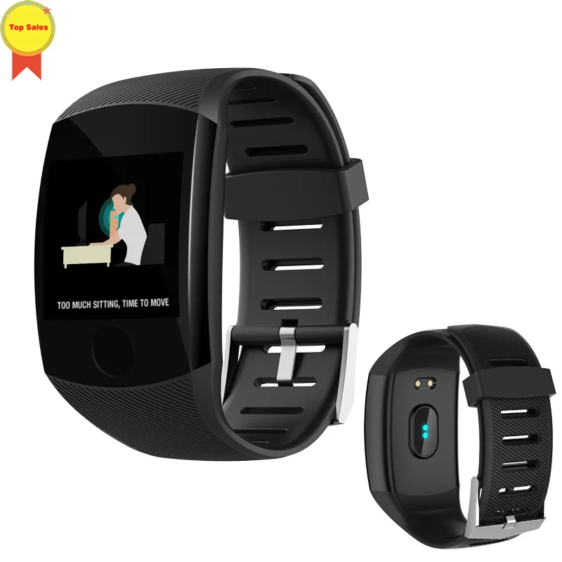 

24h accurate real time heart rate monitor smart watch Waterproof Fitness Touch Screen Message remind Activity Tracker Wristband