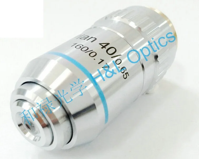 

40x DIN45mm Biological Microscope Plan Achromatic Objective Lense 195mm Universal Objective