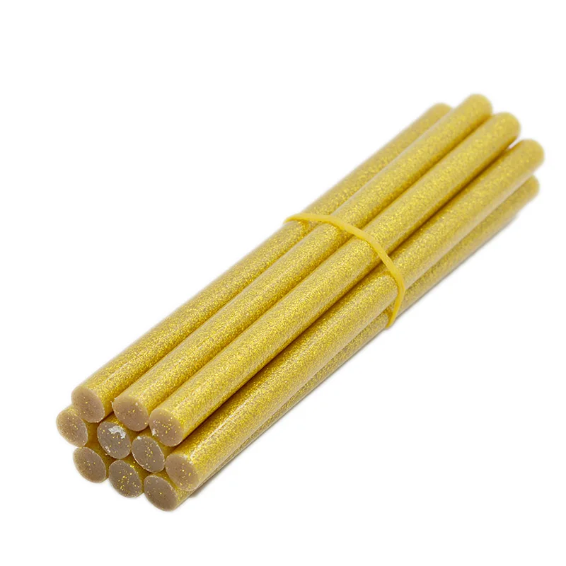 20Pcs/Lot 11x200mm Gold Color Hot Melt Glue Sticks 11MM For Glue Gun
