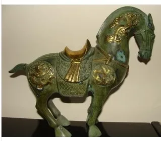 

WONDERFUL Rare 18C BRONZE Larger HORSE STATUE