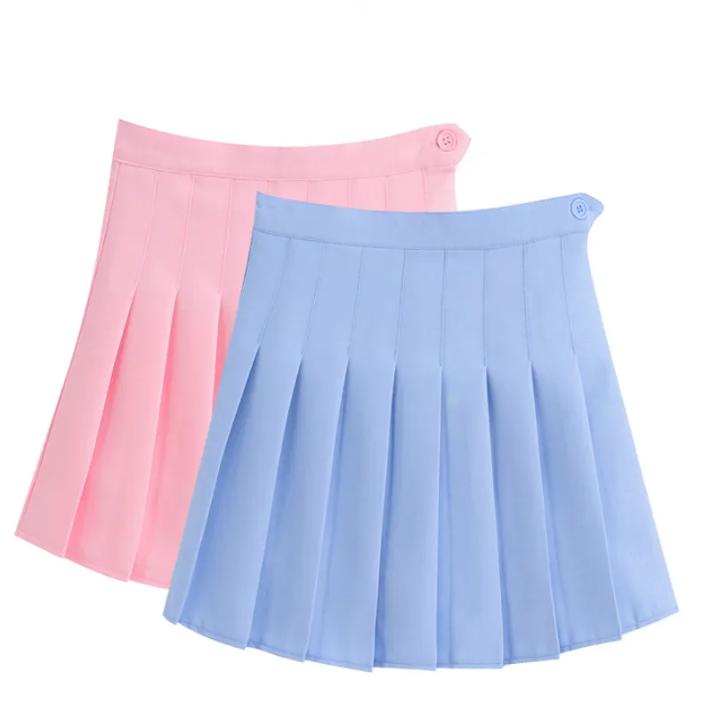 Женская плиссированная мини юбка на молнии с завышенной талией|skirt zipper|fashion pleated