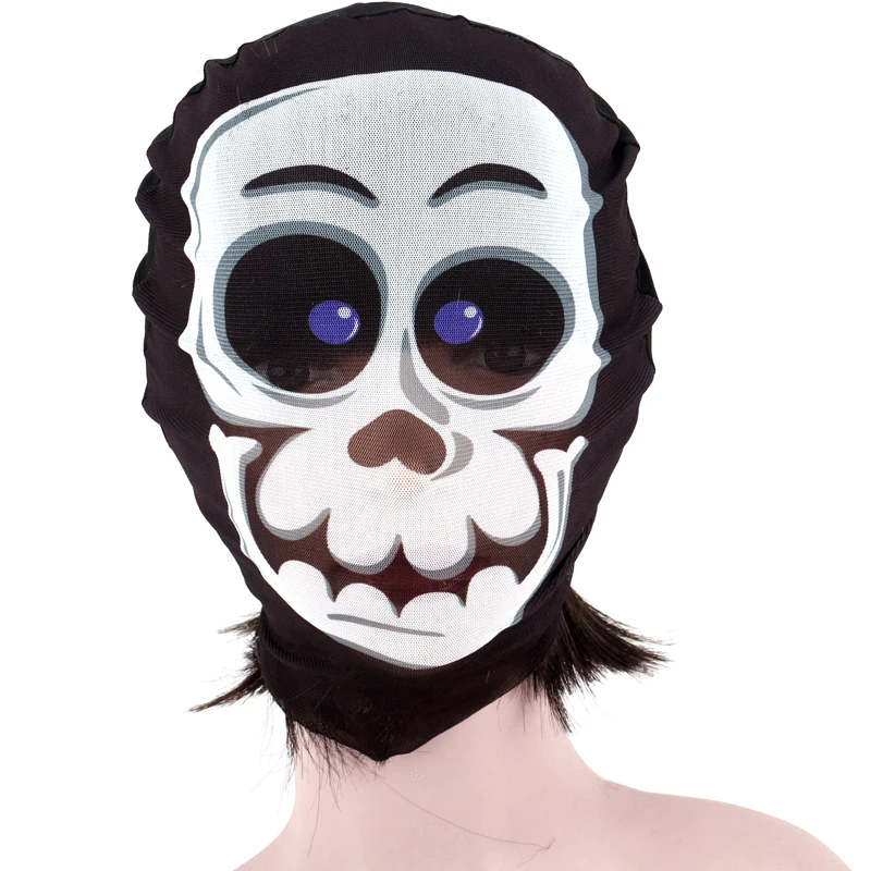 PF Halloween Party маска череп скелет тыквы страшно полная Уход за кожей лица Ткань Маски для век для Для женщин Для мужчин Маскарад horro украшение аксессуар