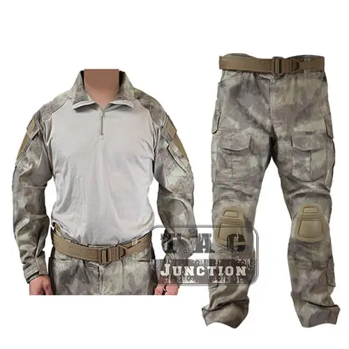 

Emerson G3 Combat Shirt & Pants Tops+Trousers w/ Knee Pads Set EmersonGear Tactical Military Hunting GEN3 Camouflage BDU Uniform