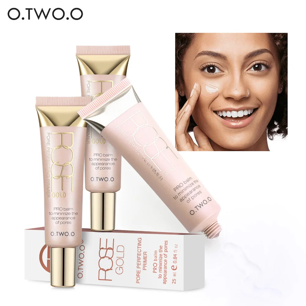 

25ml Makeup Primer Foundation Lotion Isolation Cream Oil Control Moisturizing Long Lasting Base Cosmetic with Puff TSLM1