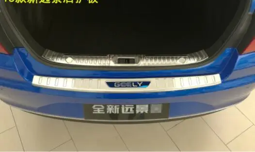 

18 for Geely New Yuan Jing Modified Special Backdoor Guard Plate New Yuan Jing Car Welcome Footplate Decoration