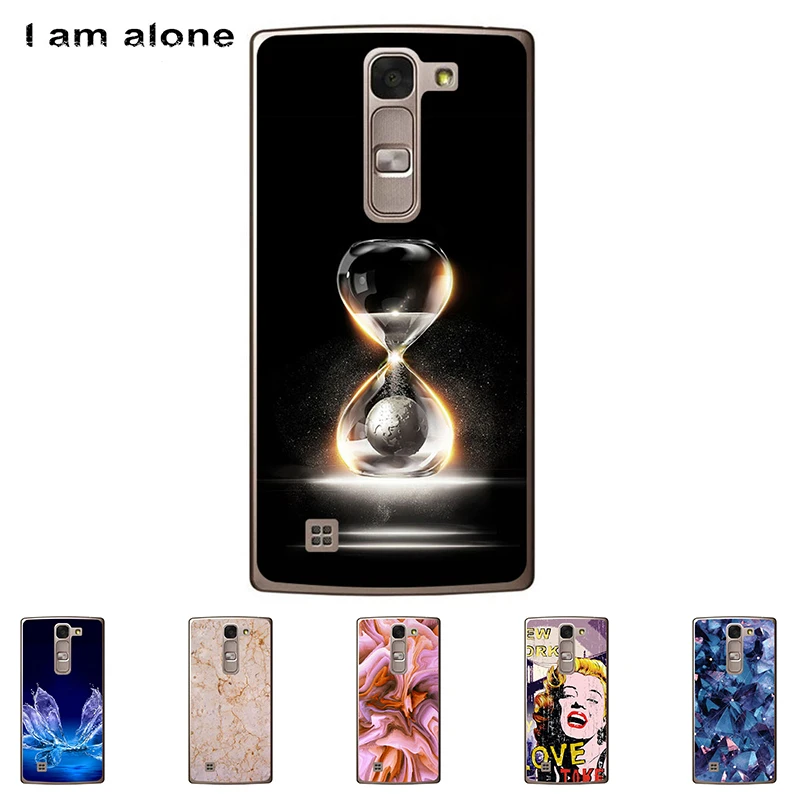 

I am alone Phone Shell For LG Magna H502F 5.0 inch Hard Plastic Colorful Fashion Cute Flower Cellphone Cases For LG H500F