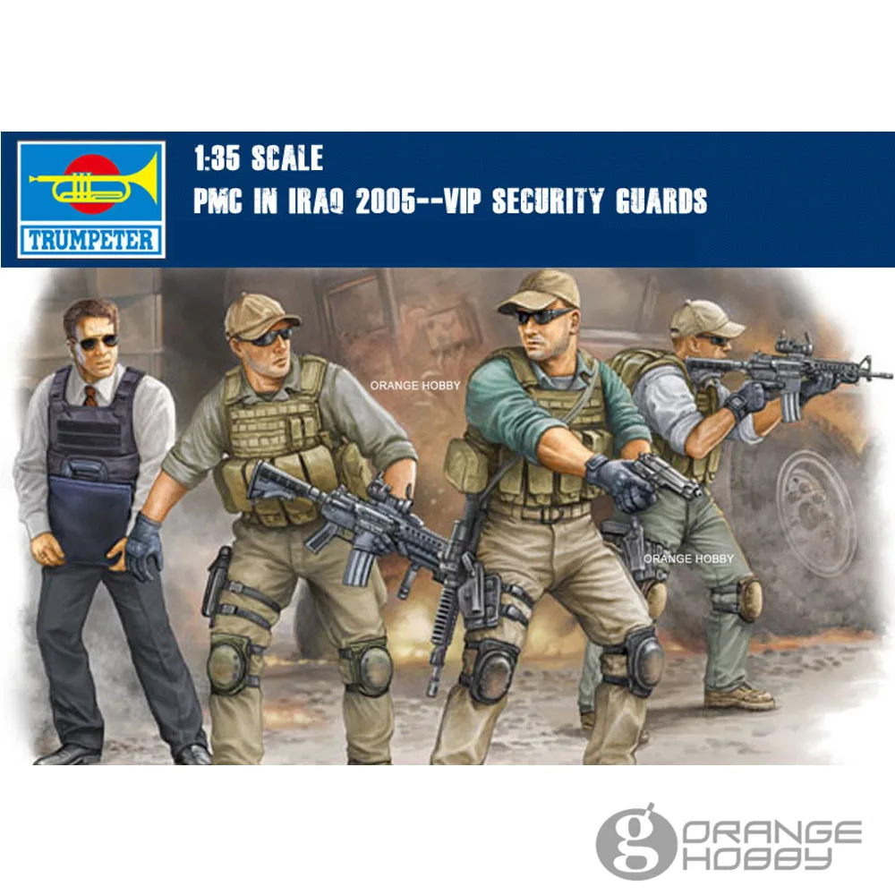US Army In Iraq 2005 Figure 1:35 Plastic Model Kit TRUMPETER