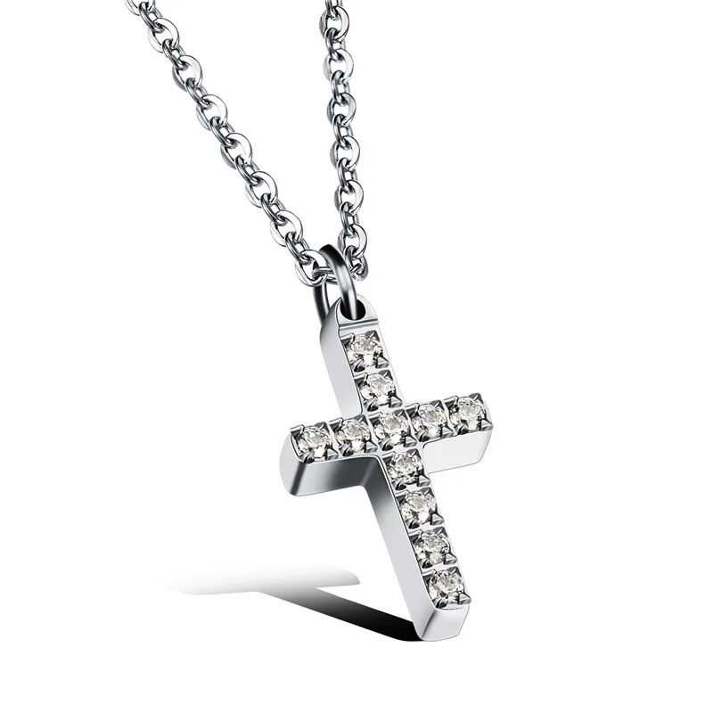 Adisaer Gold Plated Pendant Necklaces for Women Cubic Zirconia Line Bead White Gold