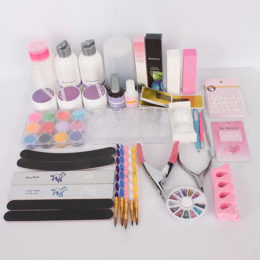 Nail Decorating Kits Reviews Ping Professional Acrylic Nail Set Manicure Tools Or Uv Gel With Diy
