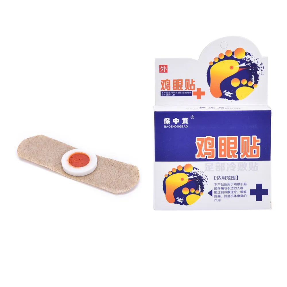 

6Pcs/box Exfoliating Corn Foot Patch Soft Feet Problem Remove Hard Dead Skin Treatment Removed Foot Plantar warts Calluses Away