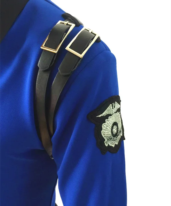 РЕДКИЙ MJ Майкл Джексон Bad Тур голубое боди облегающий пиджак панк стиль Музыка тяжелого металла конечной коллекции