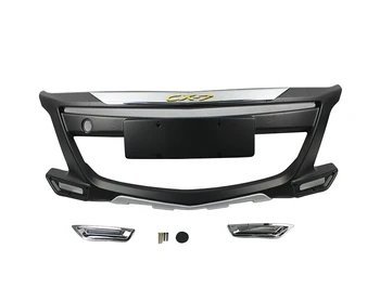 

Fit For Mazda CX-7 2012-2018 Front+ Rear Bumper Diffuser Bumpers Lip Protector Guard skid plate ABS Chrome finish 2PES