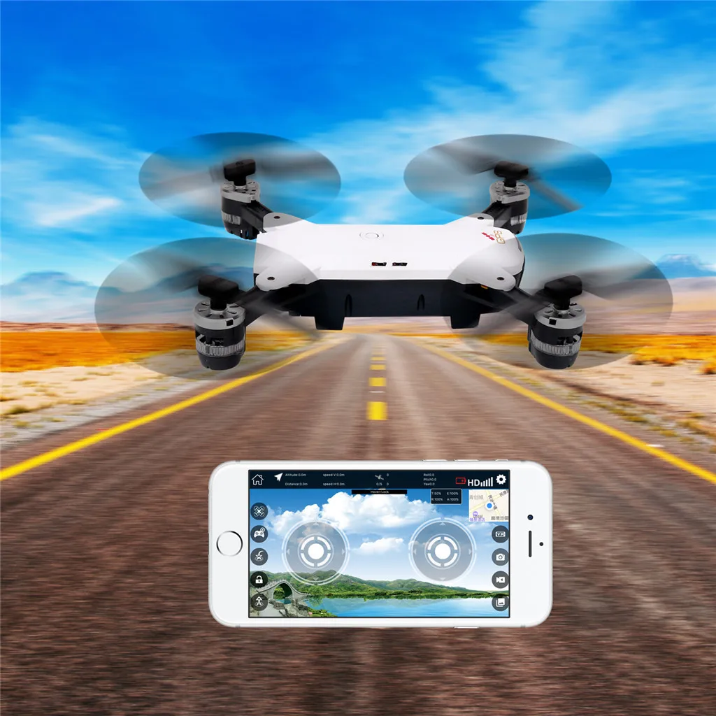 Le-IDEA10 Дрон GPS WiFi FPV 1080P широкоугольный Вертолет камеры Квадрокоптер Складная Высота удержания Дроны с камерой HD