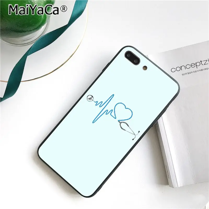 MaiYaCa медицинский чехол для телефона с сердцем для iphone 11 Pro 11Pro MAX 8 7 6 6S Plus X XS MAX 5 5S SE XR 10 чехлов