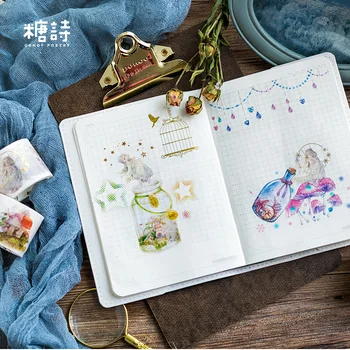 

Drifting Bottle in the World Washi Tape Adhesive Tape DIY Scrapbooking Sticker Label Masking Tape
