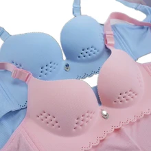 Новинка года бюстгальтер& Краткие Наборы для ухода за кожей комфортно выдалбливают дышащая Нижнее бельё Push Up Бесшовные белье одноцветное Для женщин Нижнее Бельё для девочек ab091