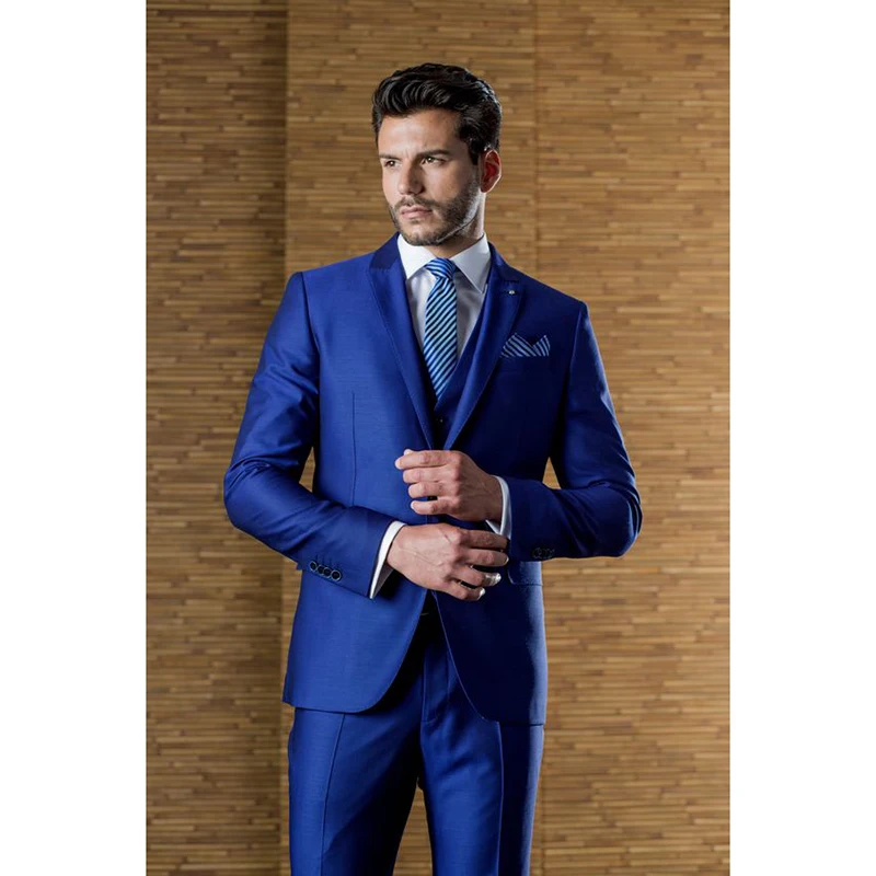royal blue pant suit for wedding