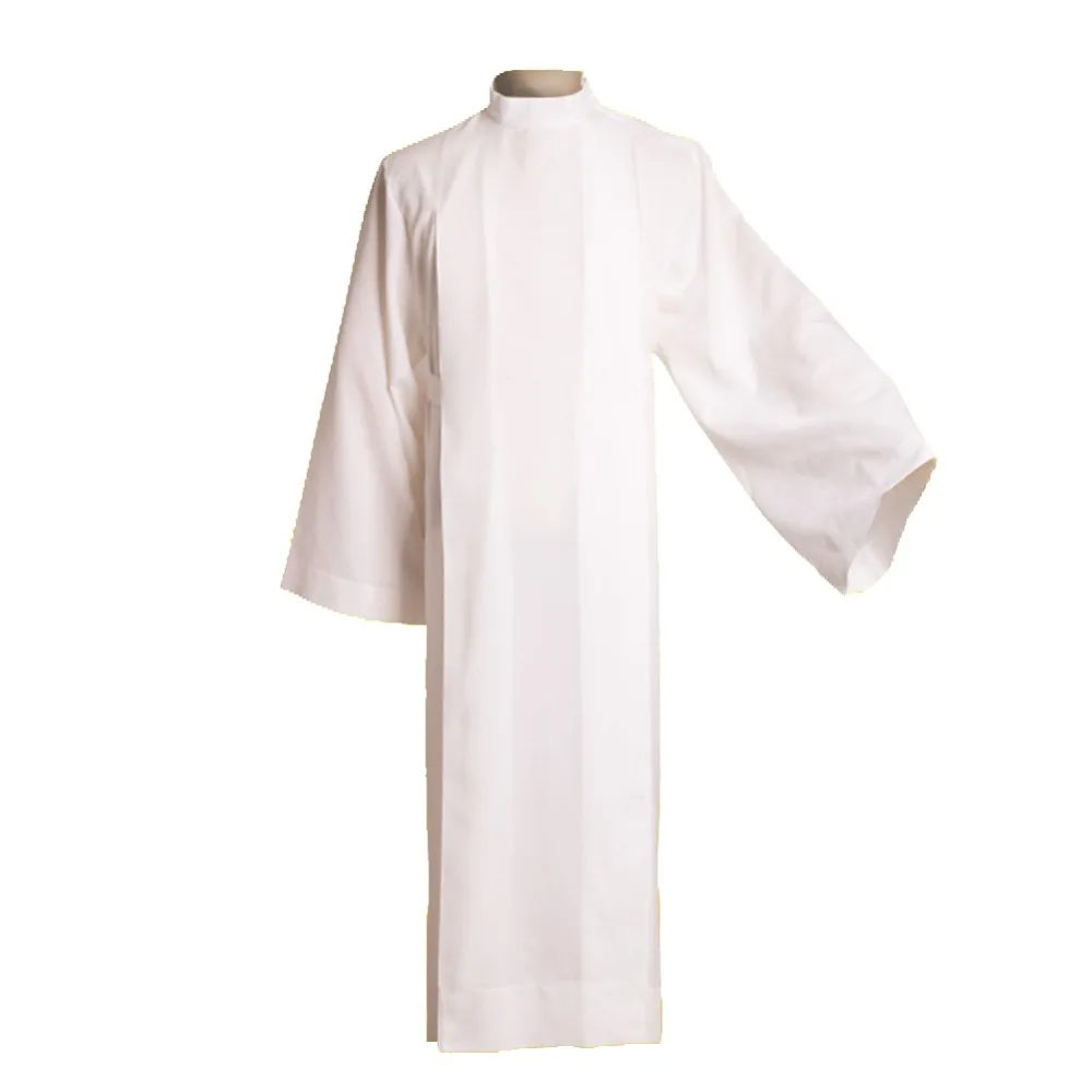 BLESSUME духовенство Alb католическая церковь поклонение Vestments Крестильная одежда