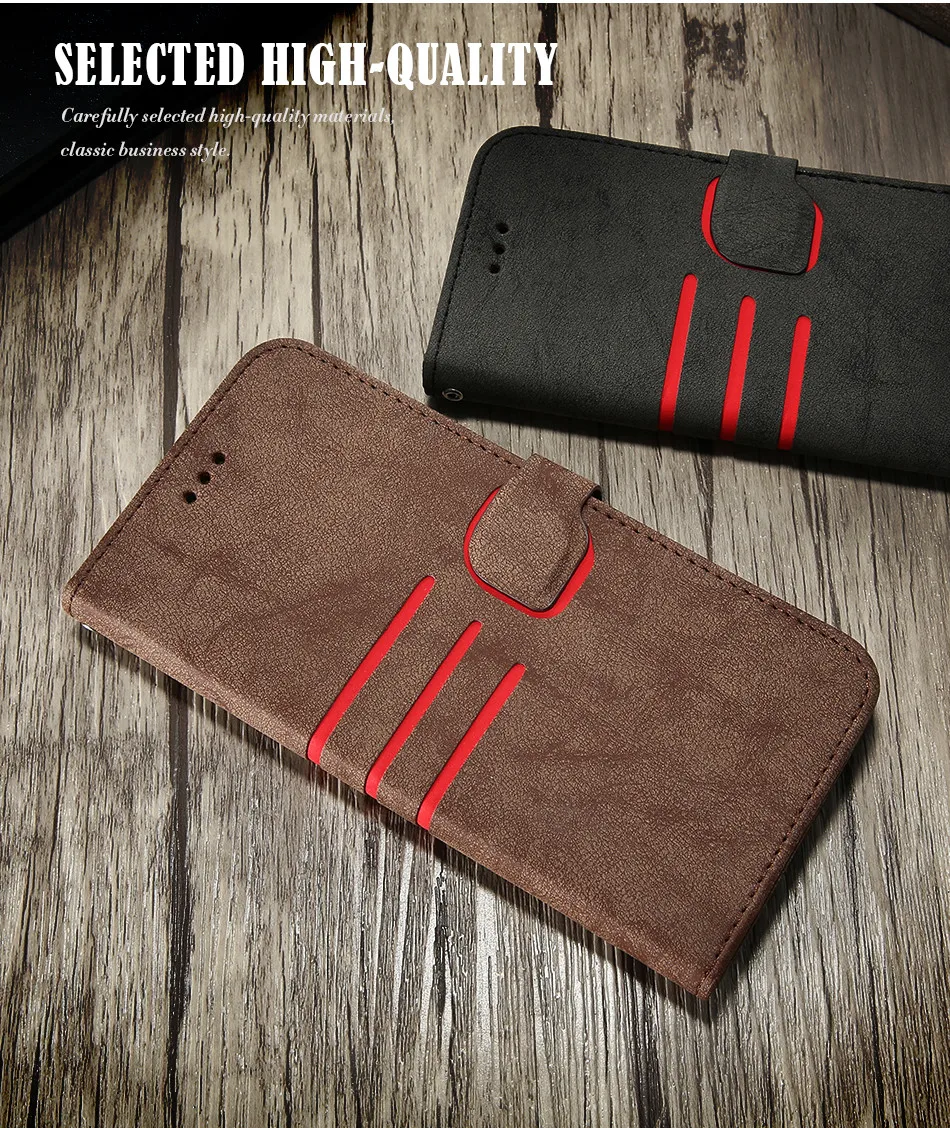 KISSCASE Matte PU Leather Cover For iPhone 6 6s 7 Plus (2)
