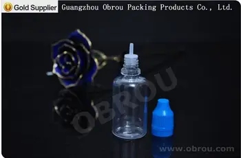 

free shipping 1000pcs PET 30ml clear plastic dropper bottle with tamper childproof cap
