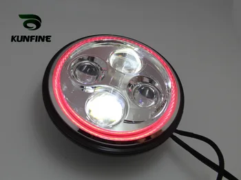 

7'' Round 40W LED Work Lamp LED Headlights Conversion Kit With Hi/Lo Beam Fog Light Lamp 4x4 Truck SUV