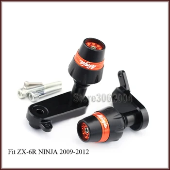 

Frame Slider Crash Protector Bobbins Falling Protection Motorcycle Accessorie For KAWASAKI ZX6R ZX 6R ZX-6R NINJA 2009-2012 Red