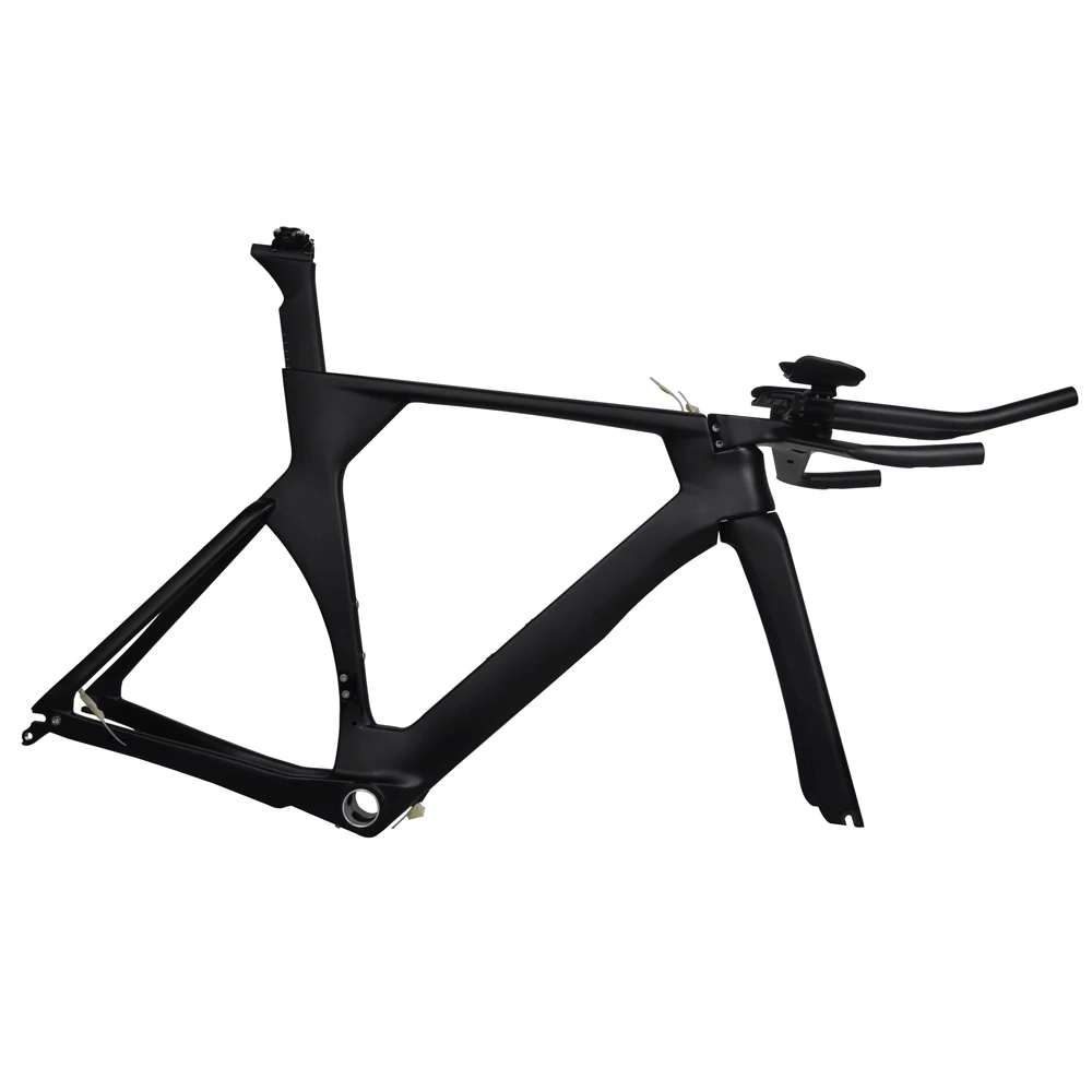 

2018 DengFu Di2 Race Bike Frame New FULL Carbon TT Road Bike Frameset Aero 700C UD Matt FM068 for hot sale