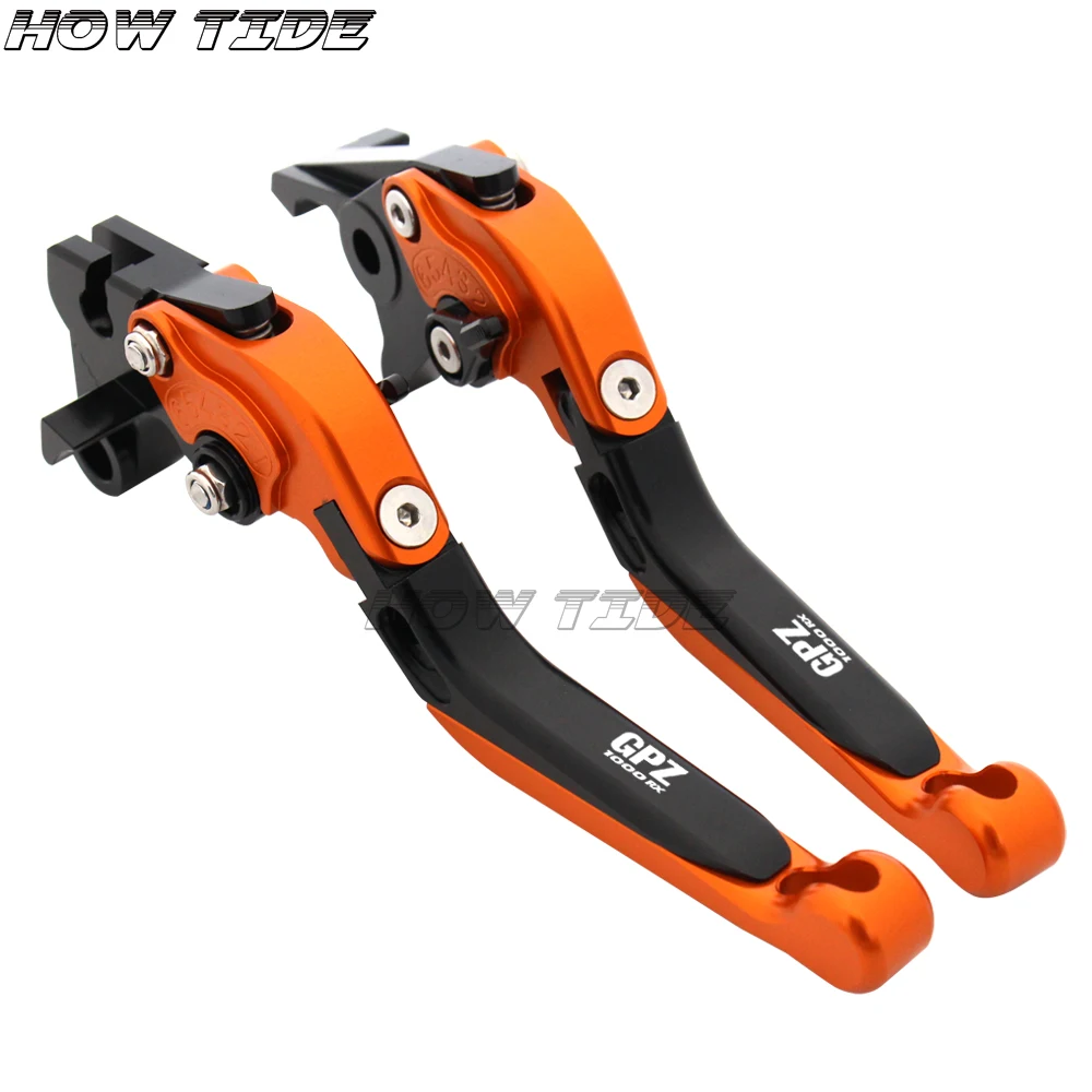 Логотип(GPZ) для Kawasaki GPZ 1000RX GPZ1000RX 1995-1998 CNC регулируемый складной выдвижной Мотоцикл тормозные рычаги сцепления