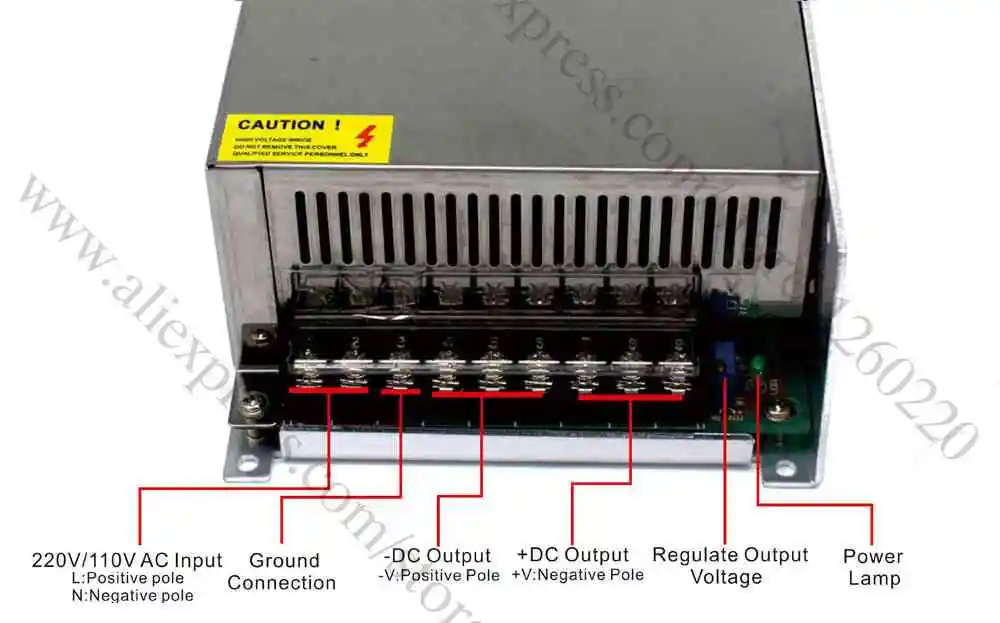 Мощность питания dc 12 В 100A 1200 Вт ac-dc преобразователь светодио дный трансформаторы водитель 220 В AC DC12V SMPS для светодио дный дисплей газа cctv 3d принтер