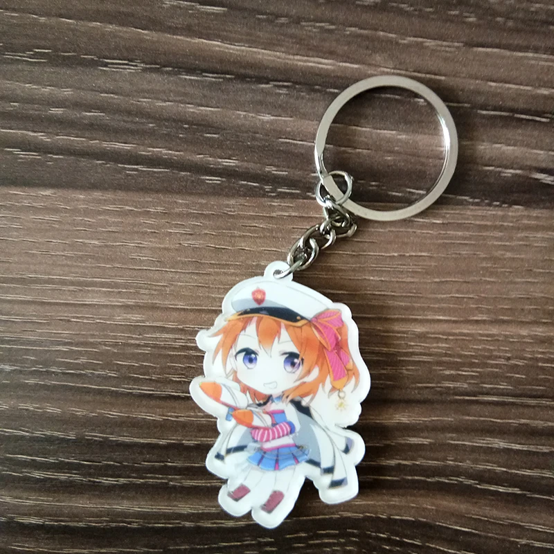 9 шт./компл. Kawaii аниме брелок Love Live! Костюм моряков Kotori Umi Maki сумка Подвеска Llavero