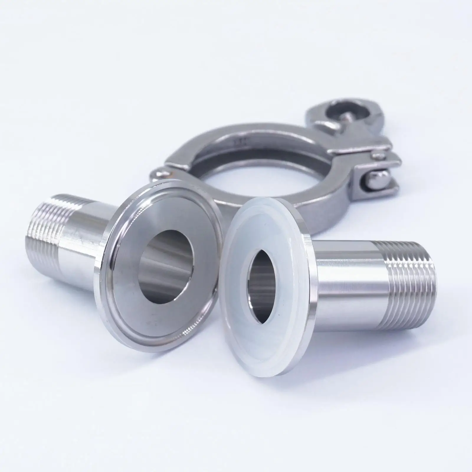 Комплект " Мужской ДНЯО х 1,5" зажим на сантехническую трубу SUS 304 Нержавеющая сталь санитарнотехнических Union комплект для дома Brew пиво