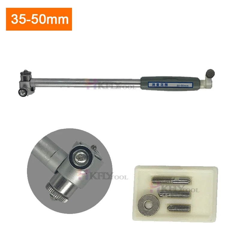 Inner Diameter Measurement Gauge Rod Set with Probe (No Indicator) - Precision Tool Accessories