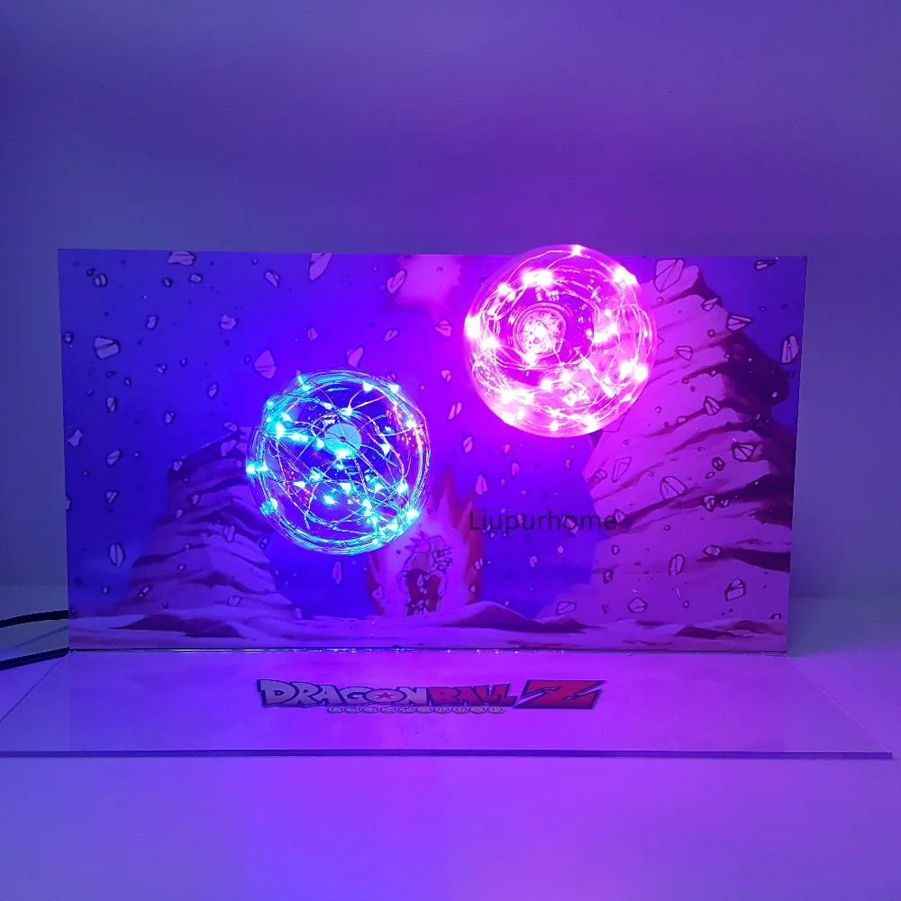 Dragon Ball Lamp Son Goku Kamehameha VS Vegeta Galick GUN Led Night Lights Lampara Dragon Ball Z Super Saiyan DBZ Table Lamp Dragon Ball Lamp Son Goku Kamehameha VS Vegeta Galick GUN Led Night Lights Lampara Dragon Ball Z Super Saiyan DBZ Table Lamp