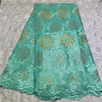 

High Quality sky blue African Tulle Lace Fabric 2017 African Mesh Tulle Net cord Lace Fabric With Beads Nigerian French Lace(419