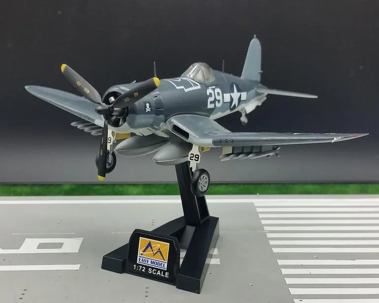 1: 72 масштабная модель игрушки Второй мировой войны США F4U-1 модель истребителя труба ручные коллекционные модели