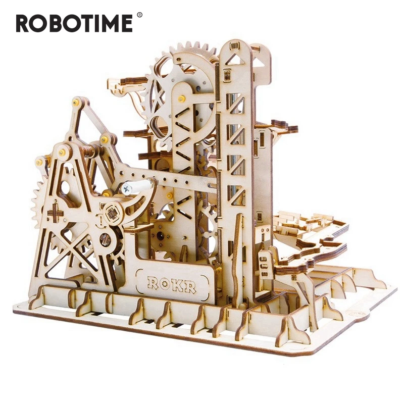 

Robotime DIY Puzzle Fun Series 3D Roller Coaster Model Creative Game Wooden Model Building Kit Assembly Toy Child Adult Special