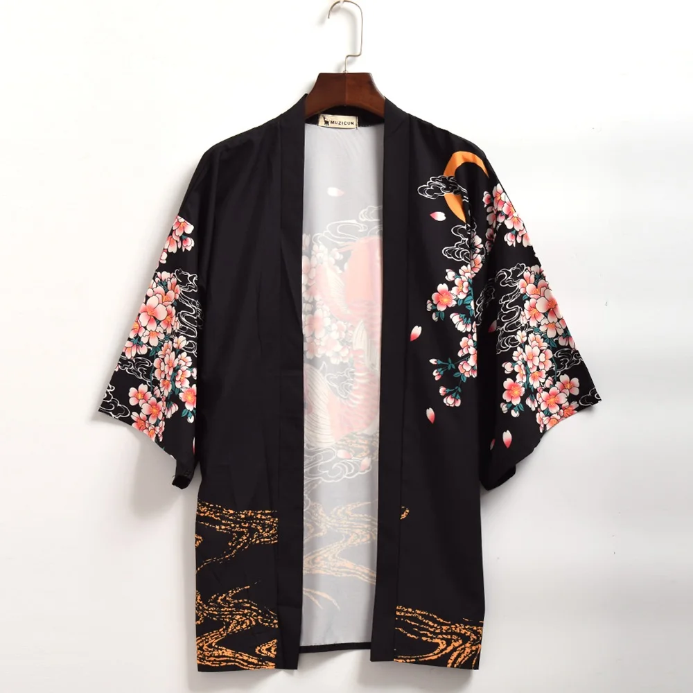 Женское винтажное кимоно Yukata японский банный халат хаории Сакура красный карп