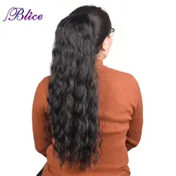 Blice синтетические 20-24 дюймов вьющиеся накладной хвост чистый цвет Alita термостойкие наращивание волос с двумя пластиковые расчески