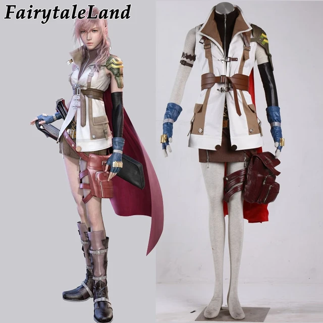 final fantasy xiii lightning eclair farron cosplay costume halloween costumes for women final fantasy cosplay fancy