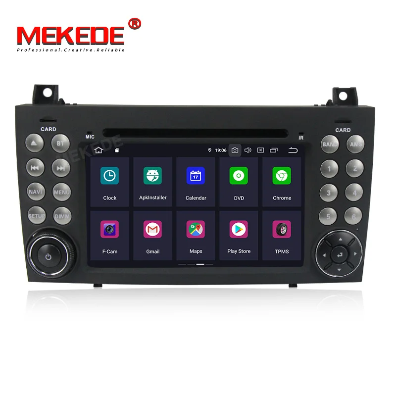 Discount MEKEDE in Stock ! PX3 Android 9.0 CAR DVD for Benz R171 W171 Benz SLK R171 SLK200 2GB RAM+16GB 4 Octa Core+DVR/WIFI+DAB 2