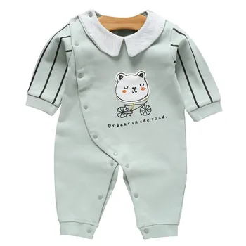 

New Style Infant Boy Girls Romper 11 Colors Long Sleeve Kids Clothes Baby Boy Clothing Cotton Jumpsuit Cartoon Infant Outfits