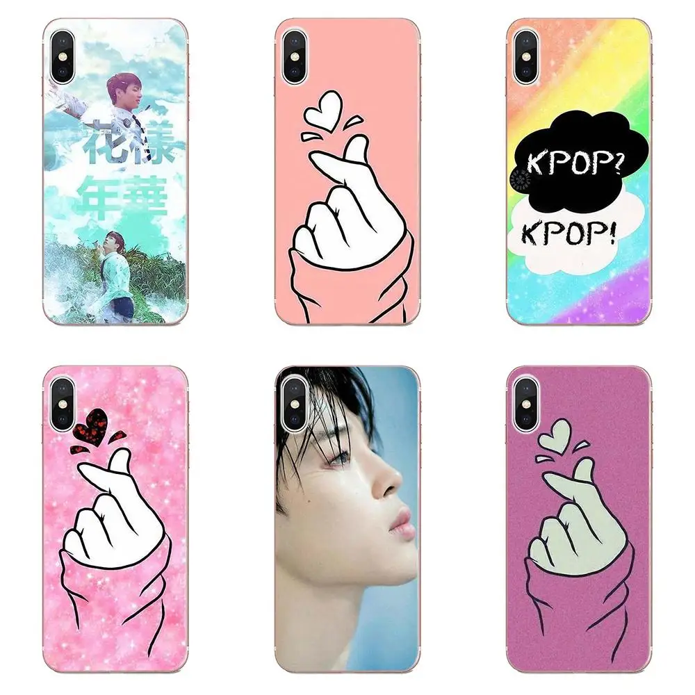 Для Huawei P8 P9 P10 P20 P30 Mate 7 8 9 10 20 Lite Plus Pro 2017 Мягкий ТПУ чехол для телефона I Love Kpop