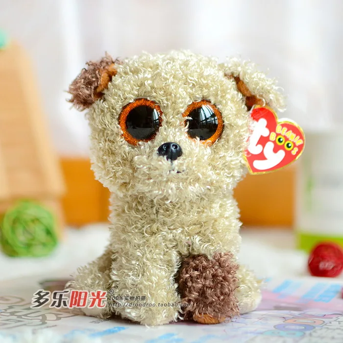 Ty big eyes 2015 colorful teddy dogs dog plush toy doll gift Lovely